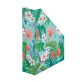 Suport dosare A4, carton, motiv Ladylike Jungle