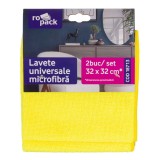 Cumpara ieftin Set 2 buc lavete microfibra multifunctionale, Ropack