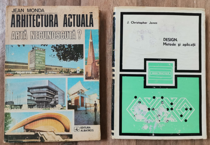 Lot 2 carti Arhitectura și Design anii 80