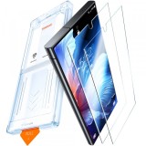 Folie de protectie Ecran Torras GlassGo Install Master pentru Google Pixel 9a, Sticla Securizata, Full Glue, Set 2 bucati