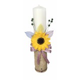 Lumanare nunta sau botez traditionala, handmade by EVENTISSIMI