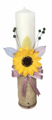 Lumanare nunta sau botez traditionala, handmade by EVENTISSIMI