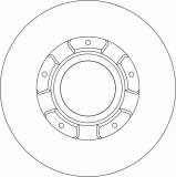 TRW DF6963S Disc frana