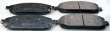 Set Placute frana punte fata SRLine Polonia, Jeep Commander (Xk) 2005-2010, Grand Cherokee 3 (Wh, Wk) 2004-2010
