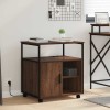 VidaXL Birou cu Stație de &Icirc;ncărcare Stejar brun 61 x 46 x 67 cm 859834