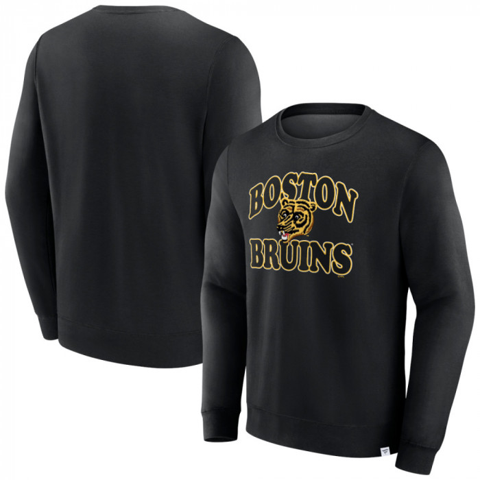 Boston Bruins hanorac de bărbați Fleece Crew - 2XL
