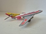 Jucarie veche tabla avion Jet Airliner MF-232 colectie China retro anii 70