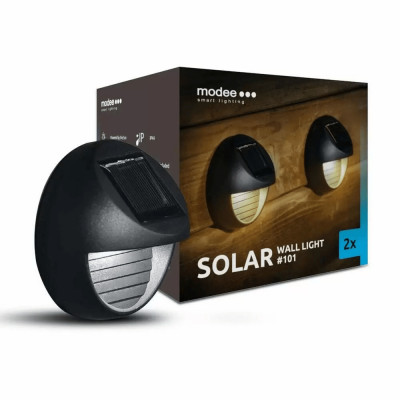 Set proiector solar de perete 6lm 2700K lumina calda 2buc/set Modee ML-WS101 foto