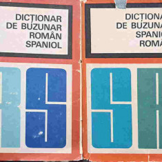 DICTIONAR DE BUZUNAR ROMAN-SPANIOL, SPANIOL-ROMAN-CONSTANTIN PARII, DAN MUNTEANU