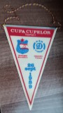 D9 - Fanion fotbal - Dinamo Bucuresti - Dinamo Tirana - CC - 26 septembrie 1989