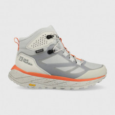 Jack Wolfskin pantofi Terraventure Texapore Mid femei, culoarea turcoaz, izolat