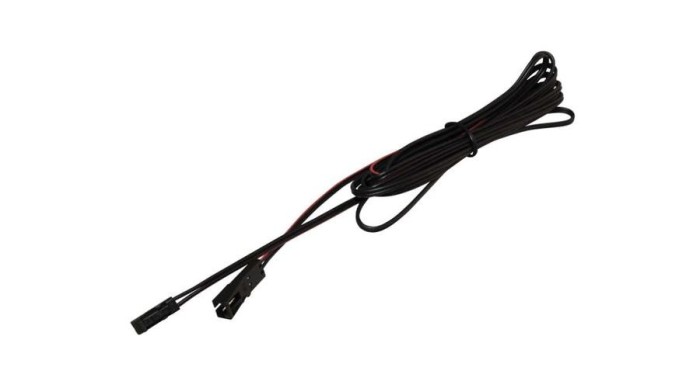 Sursă de alimentare POS FTPC-VFC-B, cablu de ieșire POS negru pentru seria FTPC-VFC-B, conector L813, L815 mascul/femelă, cablu 2x0.34 nm, L=2m