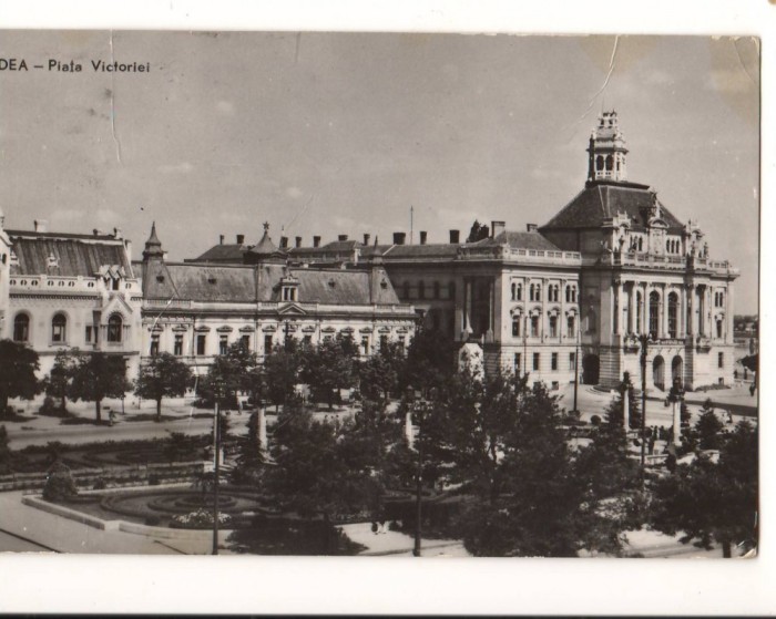 CPI B 10852 CARTE POSTALA - ORADEA. PIATA VICTORIEI, RPR