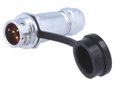Conector mufă tată 3 pini IP67 foto