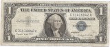 Statele Unite (SUA) 1 Dolar 1957 A - (Silver Certificat - Serie-31416842) P-419