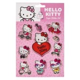 Set Autocolante Hello Kitty, 200 buc, 4 file, CMCLASS
