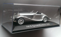 Macheta Mercedes Benz 540K Spezial Roadster 1936 - Atlas 1/43 foto