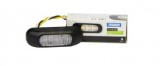 Stroboscop Auto 3 LED Osram Fristom FT-210Z Galben 12-24V, Avertizare, Tuning, Proiectoare, Omologat ECE R65, IP68, Rezistent Socuri