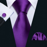 Set cravata + batista + butoni - matase - model 546