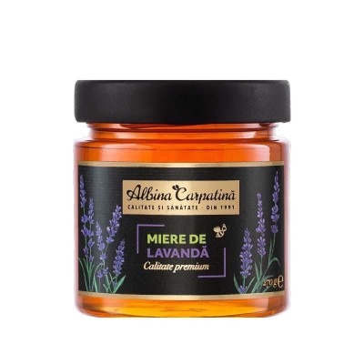 Miere de Lavanda Albina Carpatina 270 grame Apicola Pastoral foto