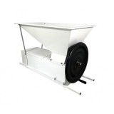 Zdrobitor desciorchinator struguri, manual, cuva si carcasa smaltuita, eficienta 300-500Kg/h, Eno 3 Smalto, Enoitalia, DRL14