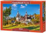 Puzzle 500 piese Castle Peles Romania, castorland