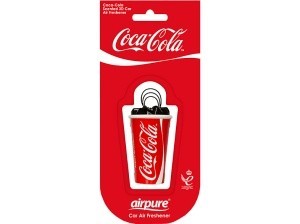 Odorizant pentru mașină AIRPURE Coca Cola Original 3D foto
