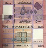 !!! LIBAN - 5.000 LIVRE 2021 - P 91 c - UNC // NU TRIMIT PRIN CURIER
