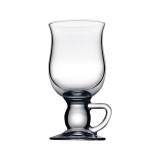 Set 2 pahare model bombat Caffe Latte Irish Coffee, Pasabahce, 270 ml, sticla, transparent