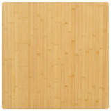 VidaXL Blat de masă, 80x80x2,5 cm, bambus