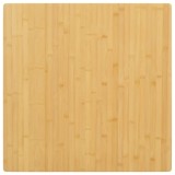 vidaXL Blat de masă, 80x80x2,5 cm, bambus 352702