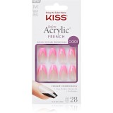 KISS Acrylic French Color unghii artificiale Squared 28 buc