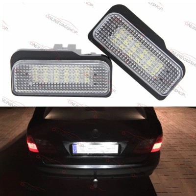 Set lampa LED numar MERCEDES BENZ E &amp;ndash; Class W211, CLS W219, SLK R171 C foto