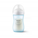 Biberon Natural Response, 1 luna +, 260 ml, Albastru, Philips Avent