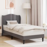 vidaXL Cadru de pat cu headboard Gri 80 x 200 cm Piele artificială 42027834