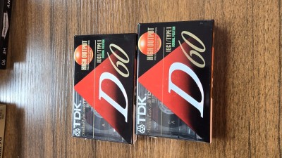 Lot 2 Casete Audio TDK D60 TYPE I Normal Bias Sigilate foto