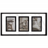 Rama foto decorativa Pufo Simple, 3 poze, 50 x 24 cm