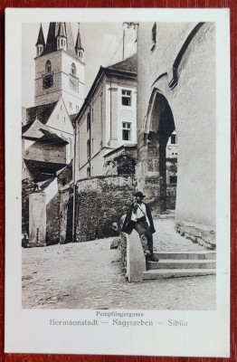 Sibiu - Pempflingergasse - Strada Pempflinger - necirculata, printata foto