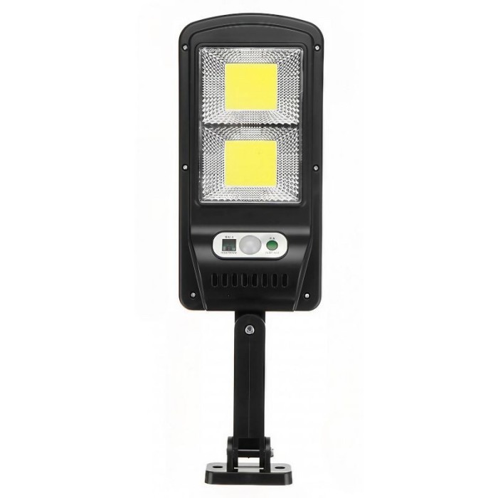 Lampa stradala solara eMazing, cu telecomanda, 36 cm x 11.5 cm, 108 COB LED, 2592 Lumeni, 21.6 W - echivalent 172 W bec incadescent, IP65, Senzor de M