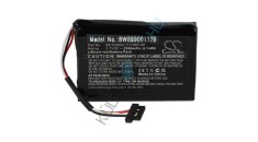 Baterie de &icirc;nlocuire pentru computerul GPS de bicicletă VHBW pentru Magellan BP-DG500-11/1500 MX - 2200 mAh 3,7 V Li-Ion