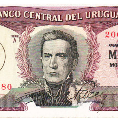 Uruguay 1 Nuevo Pesos pe 1 000 Pesos 1975 P-75 Seria 20671580
