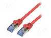 Cablu patch cord, Cat 6a, lungime 5m, S/FTP, LOGILINK - CQ5074S foto