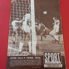 Revista "SPORT" nr.10/1982 Universitatea Craiova;Sportul;Farul Constanta