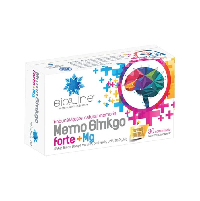MEMO GINKGO FORTE+MG 30CPR