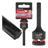 Cheie tubulara de impact RIBE 1 / 2&quot;, M8, Cr-Mo, Tvardy T00219-08