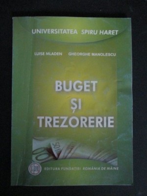 Buget si trezorerie-Luise Mleden, Gheorghe Manolescu foto