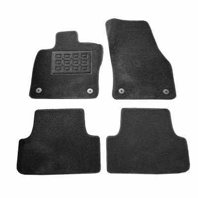 Covorase mocheta Seat Ateca, Skoda Karoq, 2016-prezent, Negre, set de 4 Buc. AutoDrive ProParts foto