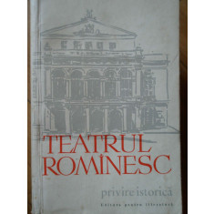 Teatrul Rominesc Privire Istorica Vol.1 De La Obirsie Pina La - Ioan Massoff ,307766