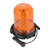 Girofar LED Portocaliu 12V/24V Omologat E-mark, Magnetic, 80 SMD, Auto/Camion, Tractare, Agabaritic