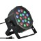 Proiector lumini Par Led 18x1W Slim, Evenimente, Nunti, Dmx in-out, Microfon, Cooler, Club, Disco, Petrecere